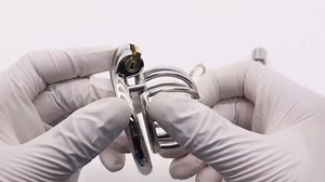 Stainless Steel Chastity Cage Urethral Sounds Male Chastity Devices with Urethral Plug Male Sex Toys Adult Toys(50mm Ring)