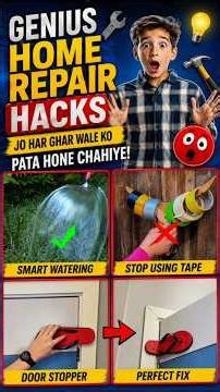 Genius Home Repair Hacks Every Homeowner Should Know! 🔧🤯#diy #repairing #hacks