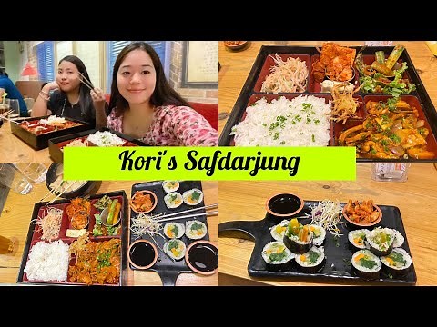 KORI'S KOREAN Restaurant||SAFDARJUNG||FOOD REVIEW🍱