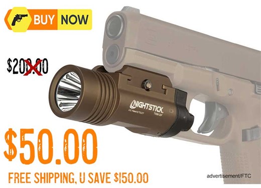 Nightstick TWM-30 Tactical Mounted 1200 Lumens Light $50.00 FREE S&H