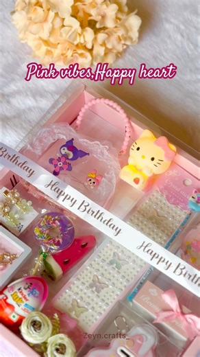 Birthday magic in a box🪄🫶#shortsfeed #craft #surprise #pinterest #shortvideo #pink #magic #diy
