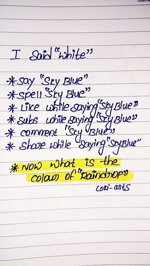 #I said White.........#shorts#writting#trending#fun#try#