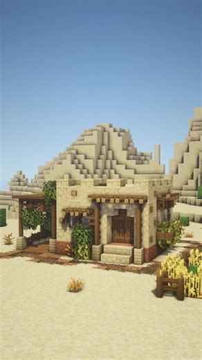 Desert Starter House in Minecraft
