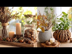 Bring Nature Indoors 🌿 | Rustic Fall Home Decor with Twigs, Leaves & Acorns