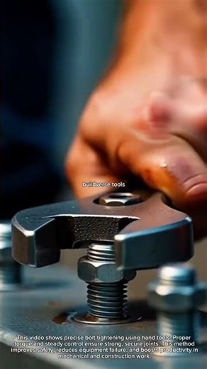 Perfect Bolt Tightening by Hand | Satisfying Mechanical Precision