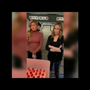 Jes macallan and Caity lotz on set Legends of tomorrow season 6 #52