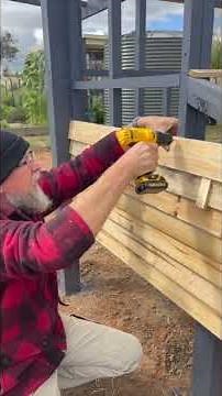 DIY CLADDING JIG MAKES Cladding Chicken Coop Easy🐓 #diy #chickencoop #hacks #cladding #offgrid