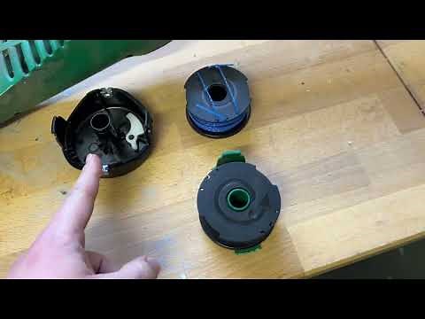 Rasenkantenschneider: Trimmer Spule (Doppelspule) wechseln - Black und Decker Grastrimmer Anleitung