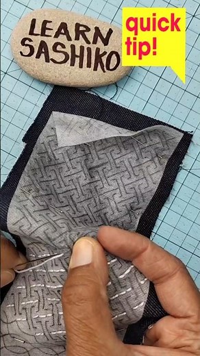 SASHIKO | Stitching that Strengthens fabric. #sashiko #mending #beginnersewing
