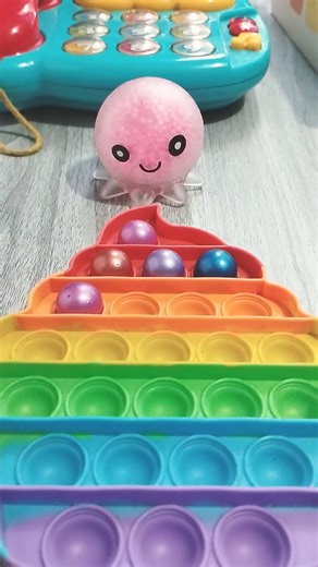 satisfying #tune #pop it cone #put marbles #short