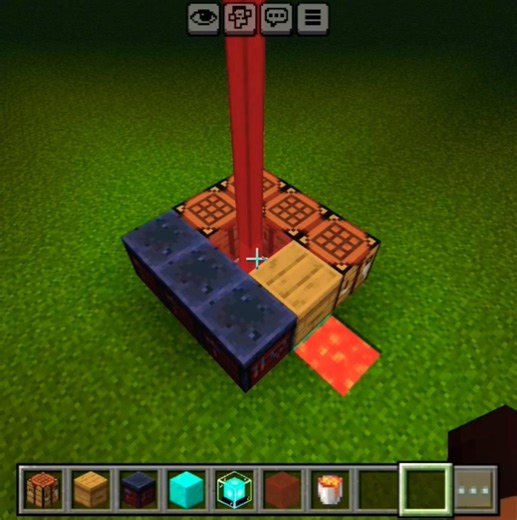 Minecraft Op Viral Hack🔥 Craftingtable beacon in Minecraft🔥 #minecraft #gaming #shorts #hacks #yt