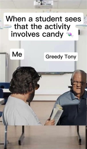 When you use candy in the activity/lab for your lesson!