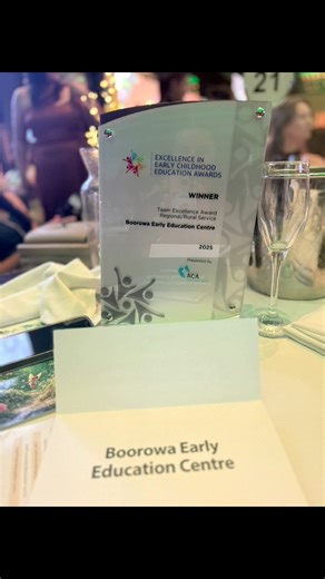 Last night, our team attended the ECE Excellence Awards in Sydney, and we are thrilled to announce that we were awarded Team Excellence – Regional and Rural! 🏆✨This achievement is a wonderful recognition of the amazing team at BEEC - from continuous upskilling and highly qualified staff, demonstrating strong leadership, and fostering outstanding morale and collaboration. It truly reflects our team’s commitment to providing exceptional early childhood education and care to the children in our sm