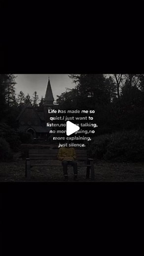 Aesthetix Quotes on Instagram: "Life has made me so quiet :( #aestheticedits #moviescenes #dark #trendingreels #sadvibesforever #sad #sadmemories #fypシ #silence #emotions #reelsvideo #life #movieedits #sadreels"