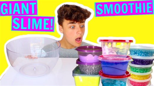 The Ultimate Slime Smoothie: A Giant Mixing Compilation