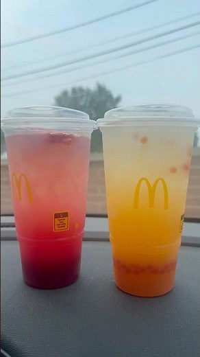 McDonald’s Refreshers Pineapple Mango and Strawberry Watermelon￼
