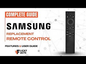 Samsung Replacement TV Remote User Manual | Functions & Features