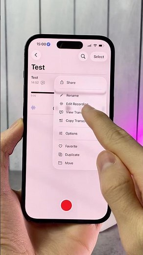 How to see Your Voice Memos transcript on the iPhone