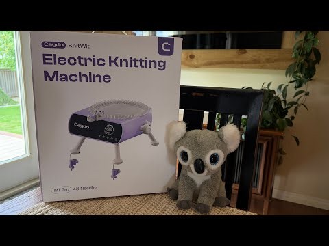 Unboxing the New Caydo Electric Knitting Machine M1 Pro / Includes Simple Demo