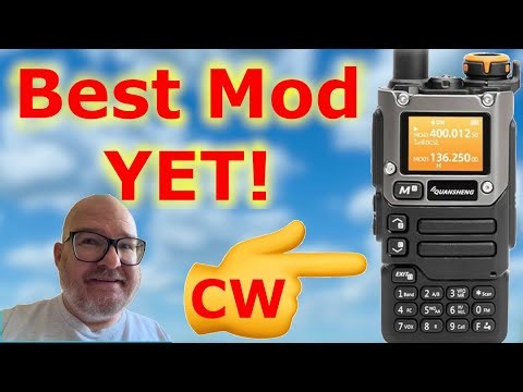This kid rocks…You know you want it… Quansheng Mod enables CW!!!
