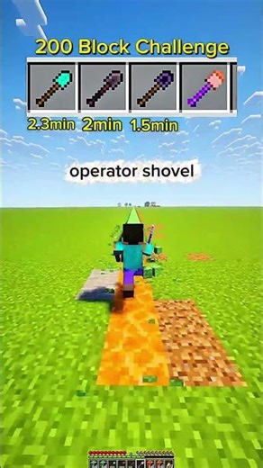 The Operator Shovel is basically a cheat code! 😱✨ #Minecraft #Gaming #Shovel #shorts