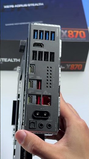 #X870 AORUS #STEALTH Unboxing🖤