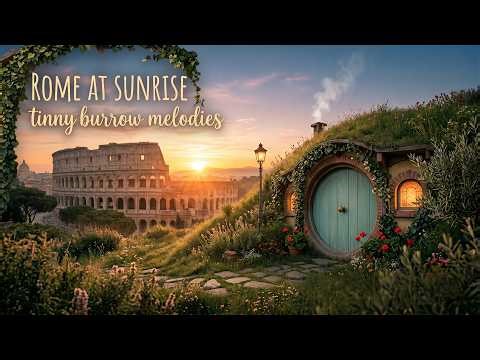 Rome at Sunrise 🇮🇹 Cozy Lo-fi & Acoustic Melodies for a Peaceful Morning