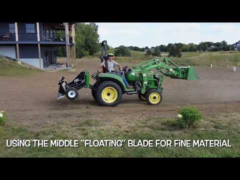 TR3 by ABI Attachments root rake finish grade seed prep