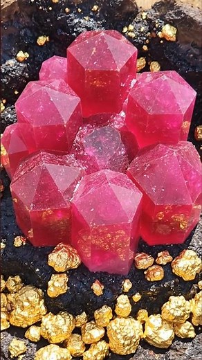 OMG 😱 $260,000 Red Ruby Crystal Geodes Found in Million-Year-Old Volcanic Rock 💎