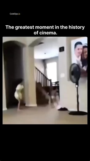 ColdOps.io | This reel presents a brief home video clip of a young child, dressed in a simple outfit, seated on the floor of a modest living room before... | Instagram