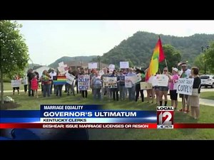 KY clerks face ultimatum on same-sex marriage