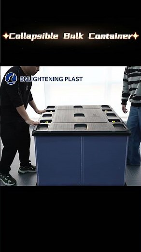 Collapsible Crate Folding Tutorial | Direct Supply from Chinese Factory, Customizable & Wholesale