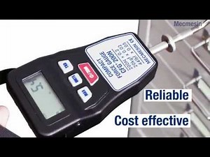 Mecmesin Compact Force Gauge CFG+ - Video by Mecmesin