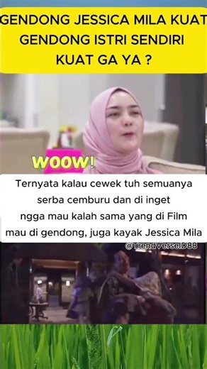 CAN HE CARRY HIS WIFE? 😂🤣🤣 #rezkyaditya #citrakirana