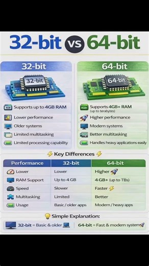 32 Bit vs 64 Bit