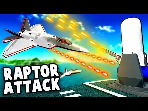 F-22 Raptor vs Vulcan MiniGun! RAPTOR ATTACK (Ravenfield Gameplay)