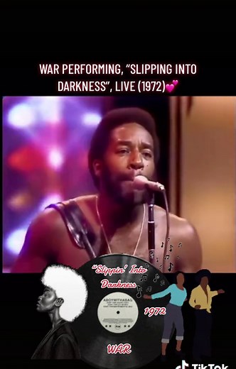 War performing live, “Slippin Into Darkness” (1972). The song was released from their album titled, “All Day Music” in 1971. #warslippinintodarkness #war #slippinintodarkness #70snostalgia #70smusic #70srnb #realrnb #classicrnb #fyp #foryoupage #musictiktok