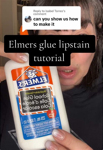 DIY Lip Stain Tutorial Using Elmer's Glue
