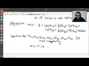 Network Model (Shortest Route) Example 1