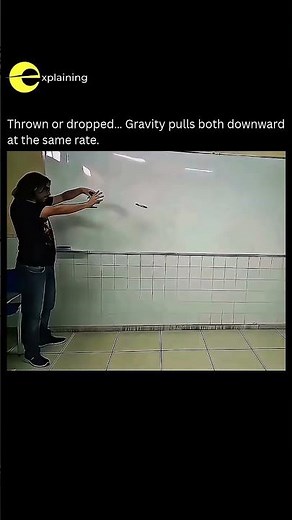 Acceleration due to gravity is constant on Earth