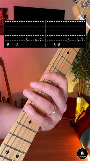 {TAB} Bad - Michael Jackson 🕴️😈 (Main Riff Bass Tab on Guitar) #michaeljackson #mj #guitartab