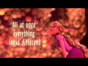 Tangled - I See the Light with Lyrics