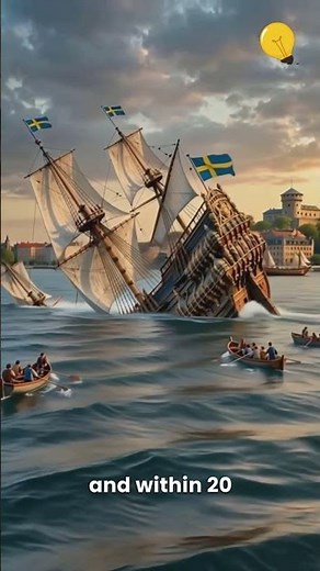 History’s Fastest Shipwreck? 😳 #sweden #vasaskeppet #historyshorts