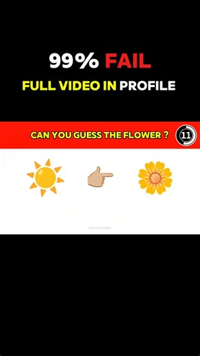 Can You Guess The Flower From The Emojis? | Emoji Puzzle #shorts #emojipuzzle