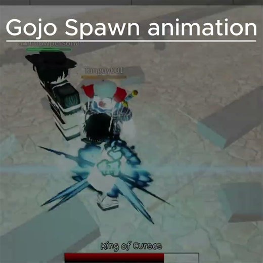 Honored One Gojo moveset pt1 #roblox #jujutsushenanigans