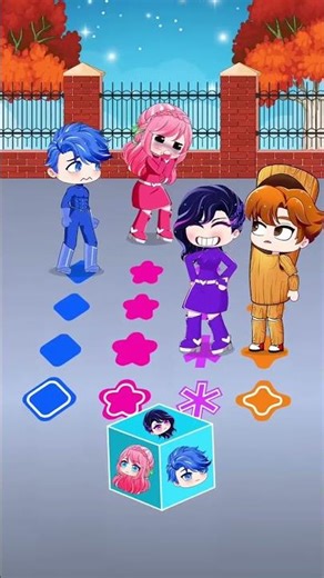 POV ✨🕺🎲 Anna & Friends - The Gacha Dice Challenge! | Gacha Life Stories #shorts