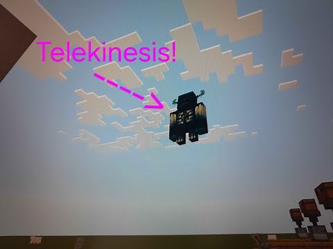 How to make telekinesis in Minecraft Bedrock Edition with command blocks.