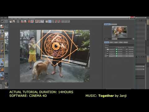 Doctor Strange Magic Circle Effects Timelapse Using Cinema 4D