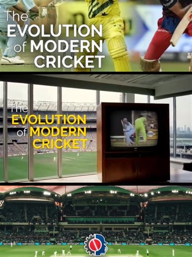 'The Evolution of Modern Cricket.' The story of how dramatically the sport of cricket has evolved over the last 4 decades. Watch the full video (and many more!) on our YouTube Channel. Link in bio. #cricket #cricketlover #cricketfans #icccricket #sportsontiktok