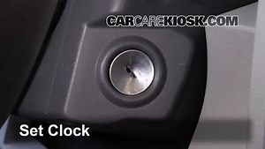 How to Set the Clock / Change Time on a 2010 Dodge Caliber SXT 2.0L 4 Cyl.